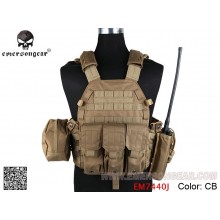 Emerson lbt 6094 style Plate Carrier 3 pouches coyote brown