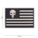 Patch 3D PVC Punisher bandiera USA