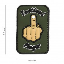 Patch PVC Tactical Finger green